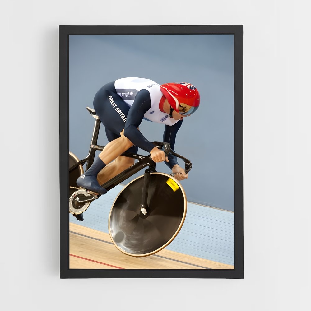 Poster Olympic de cycling – affiche Cyclisme (vue 2)